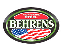 BEHRENS Galvanized Locking Lid Container STEEL 6 GALLON (Case of 6)