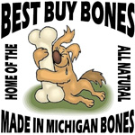 BEST BUY BONES Smoked Pork Bone 8 in. (Case of 20)