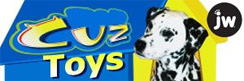 CUZ TOYS Cuz Hard Rubber Squeaky Dog Toys