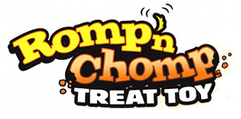 ROMPN CHOMP Romp-n-chomp Knobby Treat Toy Treats Included - Large