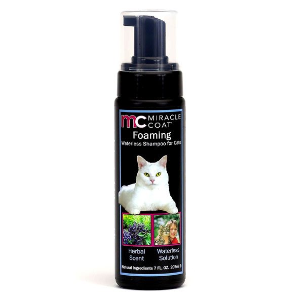 Miracle Coat Foaming Waterless Shampoo For Cats 7 Oz Miracle Coat Foaming Waterless Shampoo For Cats 7 Oz
