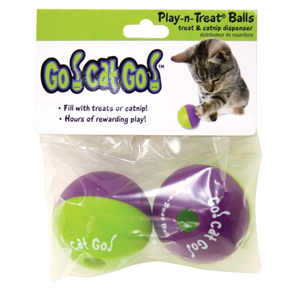 Play N Treat Cat Ball 2 Pack Play N Treat Cat Ball 2 Pack