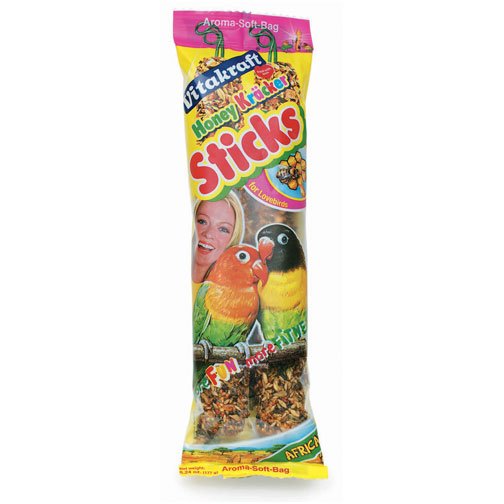 Kracker Sticks For African Parrots Honey Kracker Sticks For African Parrots Honey
