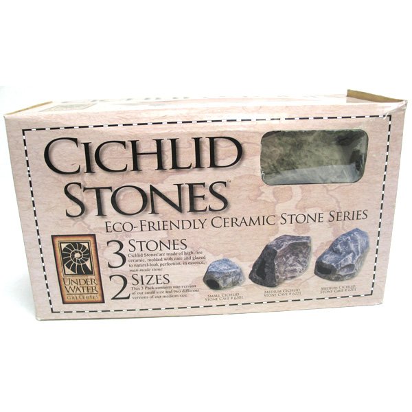 Cichlid Stone Aquarium Decor 3 Pk. Cichlid Stone Aquarium Decor 3 Pk.