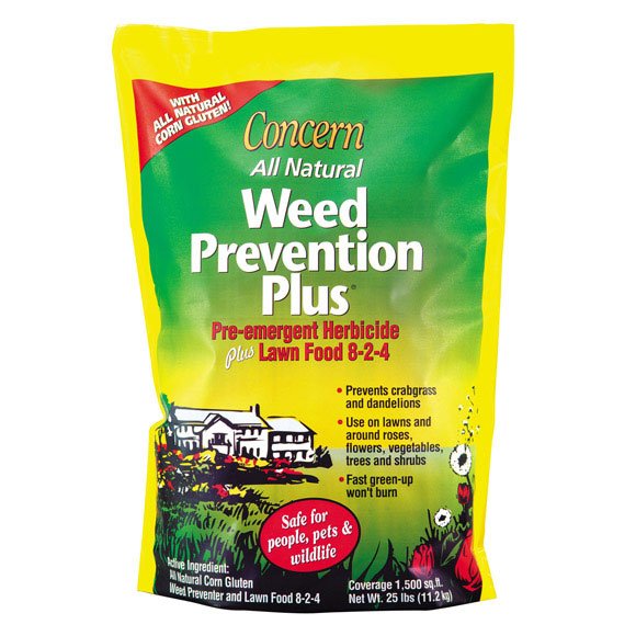 Concern Weed Prevention Plus 8-2-4 w/Corn Gluten - 25 lb. Best Price
