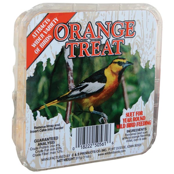 Orange Suet Wild Bird Treat Case Of 24 Orange Suet Wild Bird Treat Case Of 24