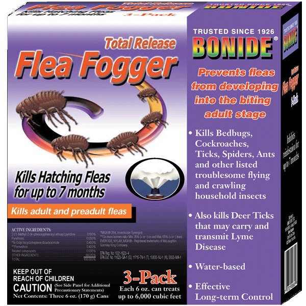 Total Release Flea Fogger 3 Pack 6 Oz. Total Release Flea Fogger 3 Pack 6 Oz.