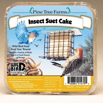 Insect Suet Cake For Wild Birds 12 Oz. Insect Suet Cake For Wild Birds 12 Oz.