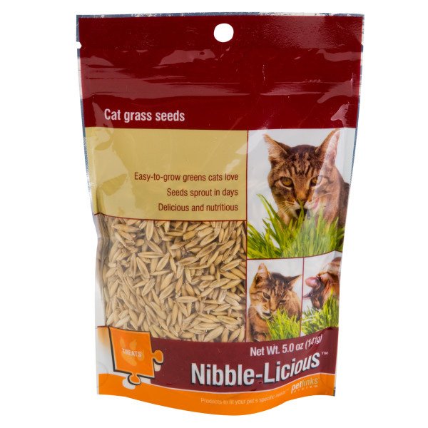 Nibble Licious Seeds For Cat Grass 5 Oz. Nibble Licious Seeds For Cat Grass 5 Oz.