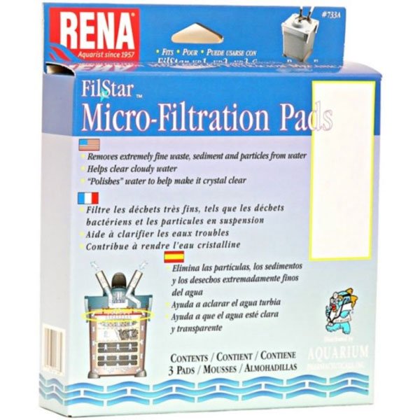 Rena Filstar Micro Filtration Pads 3 Pack Rena Filstar Micro Filtration Pads 3 Pack