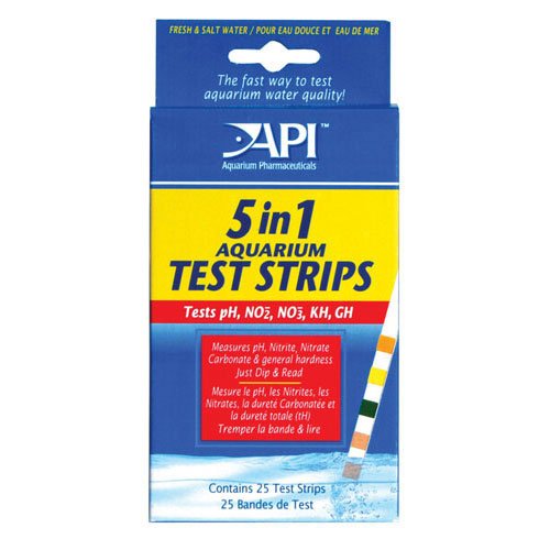 5 In 1 Aquarium Test Strips 25 Strips 5 In 1 Aquarium Test Strips 25 Strips