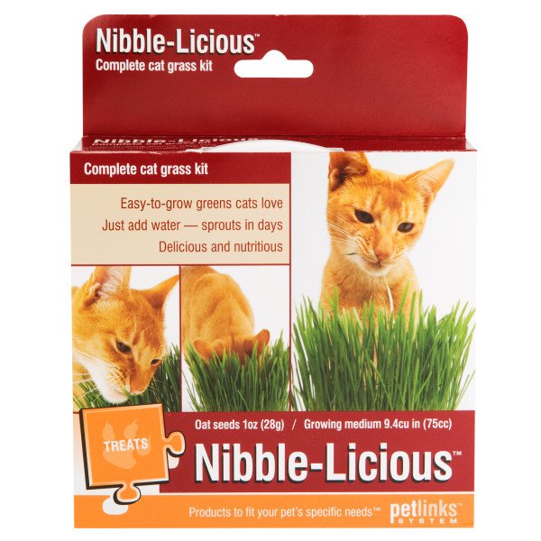 Nibble Licious Complete Cat Grass Kit Nibble Licious Complete Cat Grass Kit