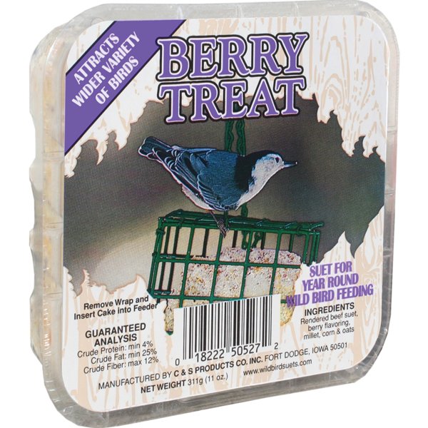 Berry Suet Treat For Wild Birds Case Of 12 Berry Suet Treat For Wild Birds Case Of 12