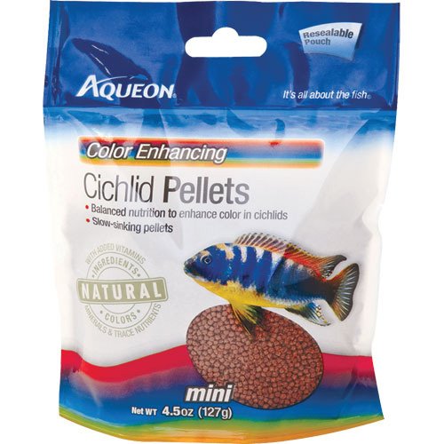 Aqueon Cichlid Color Pellets 4.5 Oz. Pouch Aqueon Cichlid Color Pellets 4.5 Oz. Pouch