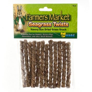 Seagrass Twists For Small Pets 12 Pack / 4 In. Seagrass Twists For Small Pets 12 Pack / 4 In.