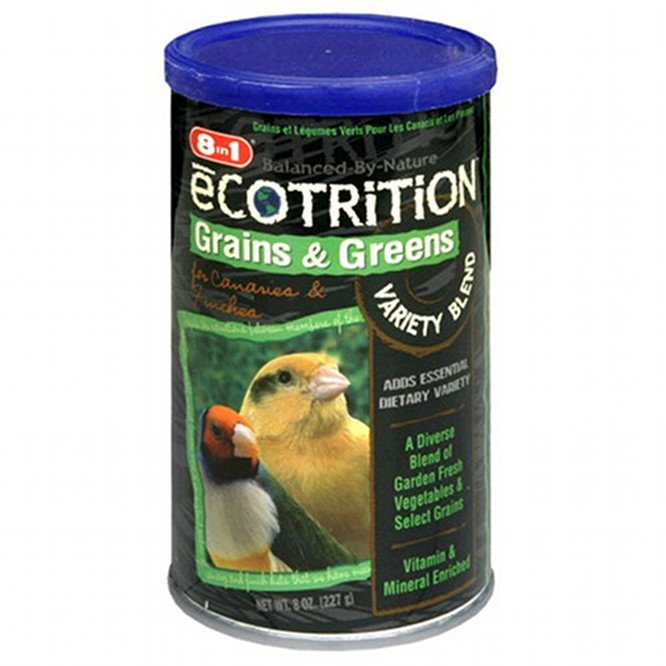 Ecotrition Grains And Greens Variety Blend Canary / Finch 8 Oz. Ecotrition Grains And Greens Variety Blend Canary / Finch 8 Oz.