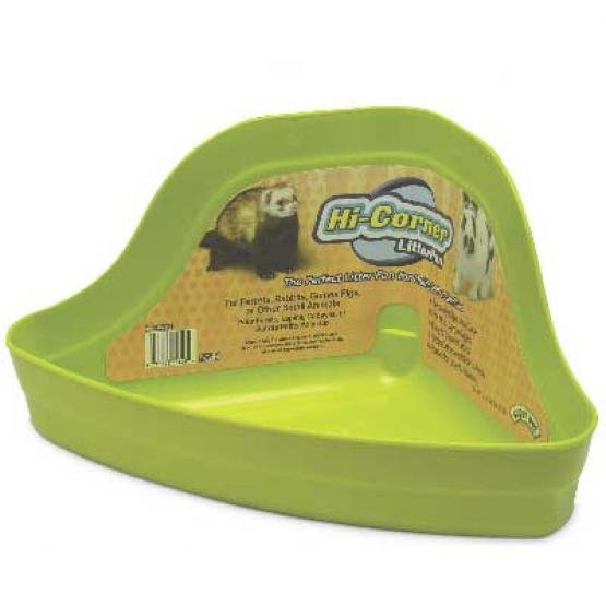 Hi Corner Litter Pan For Small Animals Hi Corner Litter Pan For Small Animals