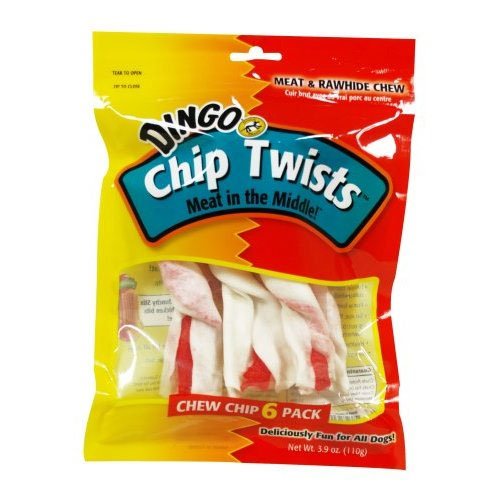 Dingo Chip Twists Rawhide Dog Chew 6pk 3.9 Oz. Dingo Chip Twists Rawhide Dog Chew 6pk 3.9 Oz.