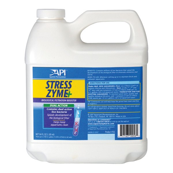 Stress Zyme For Naturally Balanced Aquariums 64 Oz. Stress Zyme For Naturally Balanced Aquariums 64 Oz.
