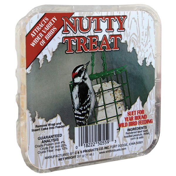 Wild Bird Nutty Suet Treat Case Of 24 Wild Bird Nutty Suet Treat Case Of 24