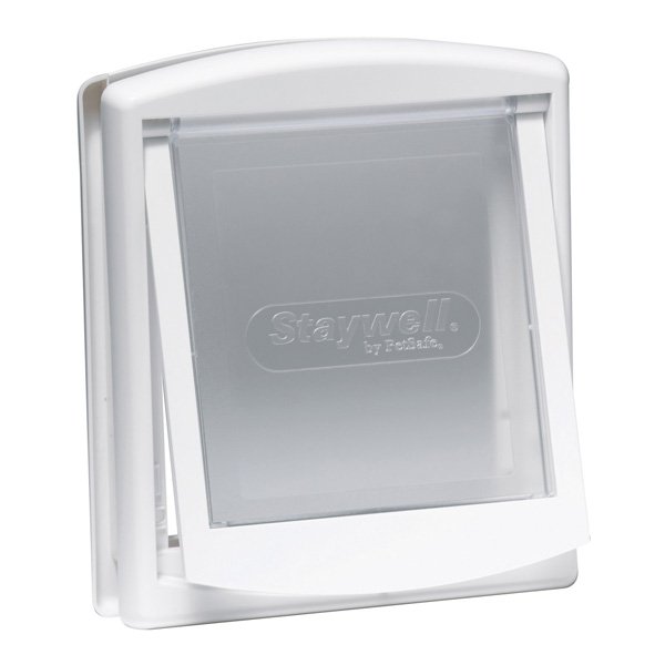 Premium Flap Pet Door / Size Medium White Premium Flap Pet Door / Size Medium White