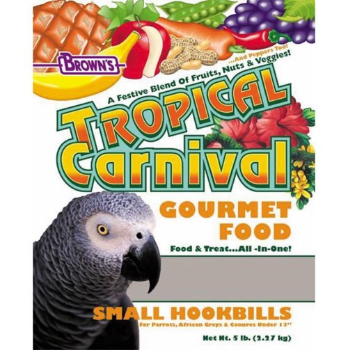 Tropical Carnival For Small Hookbill 5 Lbs Tropical Carnival For Small Hookbill 5 Lbs