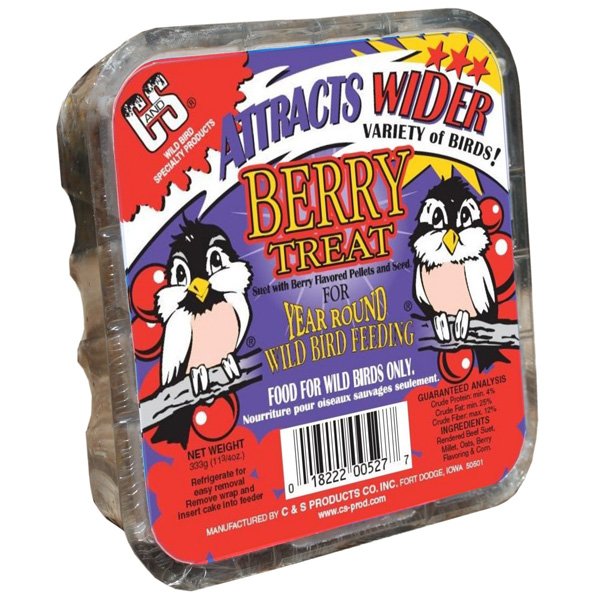 Berry Suet Treat For Wild Birds 11.75 Oz. Berry Suet Treat For Wild Birds 11.75 Oz.