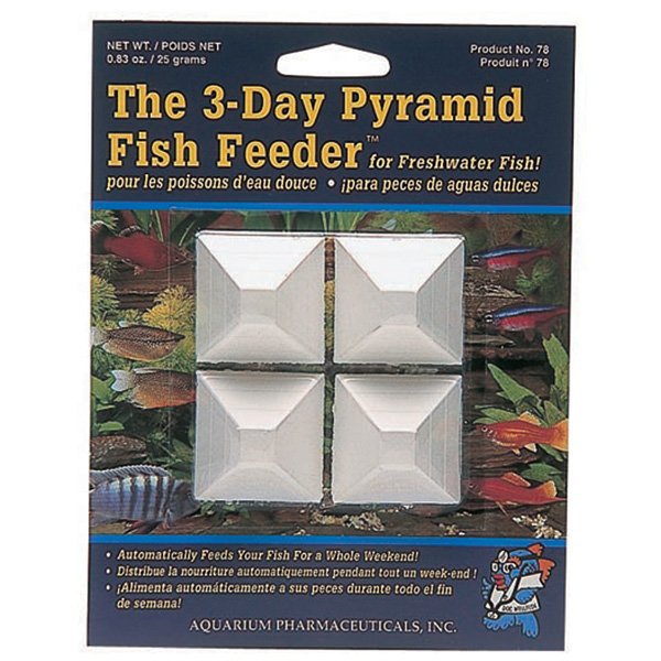 3 Day Fish Feeder Pyramid 4 Ct. 3 Day Fish Feeder Pyramid 4 Ct.