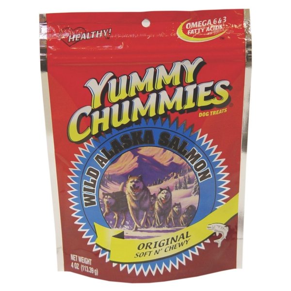 Yummy Chummies Salmon Dog Treat Salmon Jerky 4 Oz. Yummy Chummies Salmon Dog Treat Salmon Jerky 4 Oz.