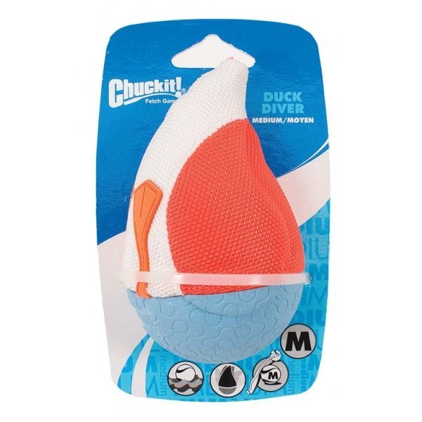 Amphibious Dog Toy / Size Medium Duck Diver Amphibious Dog Toy / Size Medium Duck Diver