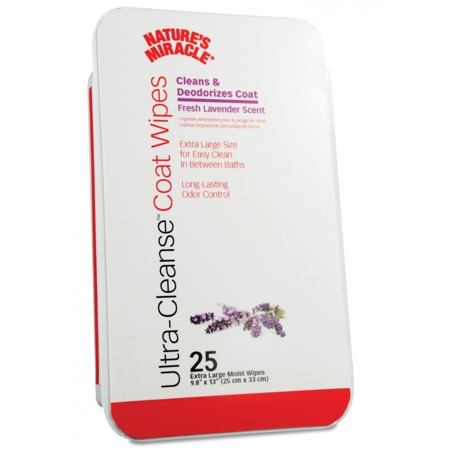 Natures Miracle Pet Deodorize Coat Wipes 25 Pack Natures Miracle Pet Deodorize Coat Wipes 25 Pack