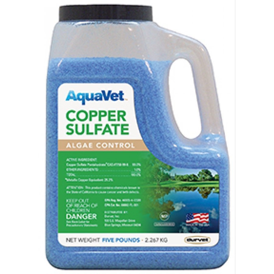 Copper Sulfate Granular Algae Control 5 lbs. Pond Supplies GregRobert