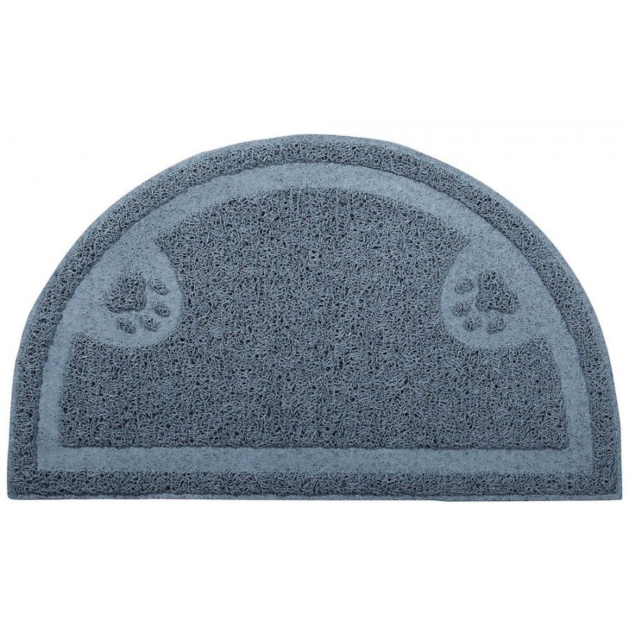 Litter Catch Mat For Cats / Half Circle Design Litter Catch Mat For Cats / Half Circle Design