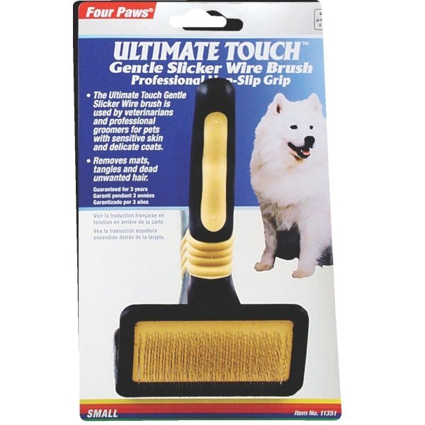 Four Paws Ultimate Touch Slicker Wire Brush / Size Small Four Paws Ultimate Touch Slicker Wire Brush / Size Small