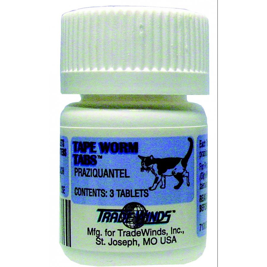 Tape Worm Tabs For Cats And Kittens 3 Tablets Tape Worm Tabs For Cats And Kittens 3 Tablets