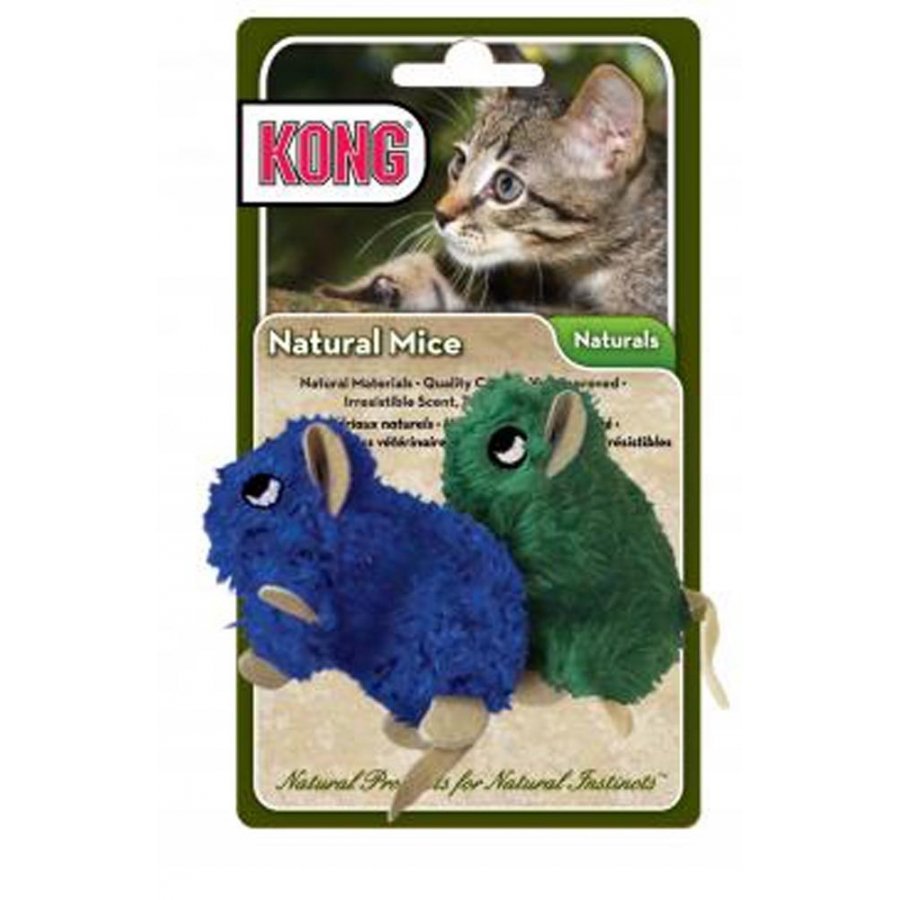 Kong Natural Mice Cat Toy 2 Pack Kong Natural Mice Cat Toy 2 Pack