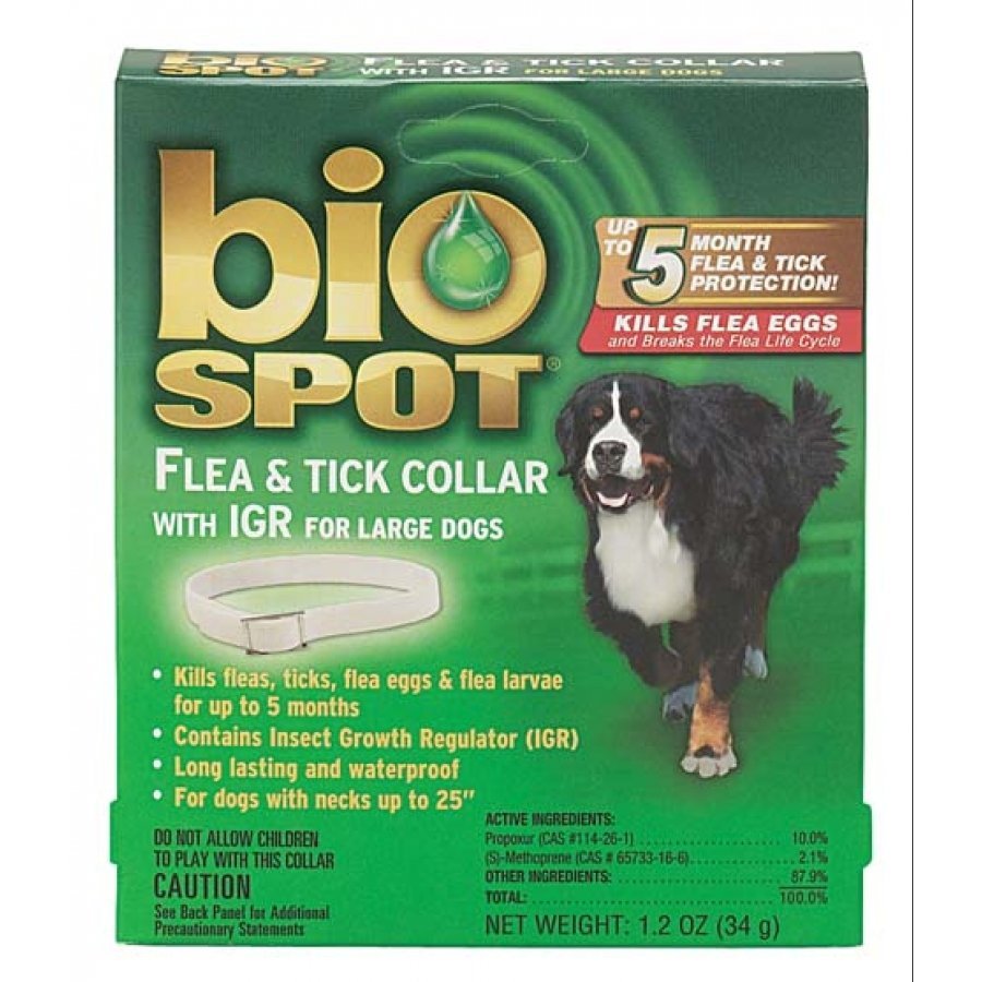 Biospot Flea And Tick Collar For Dogs / Size Large Biospot Flea And Tick Collar For Dogs / Size Large