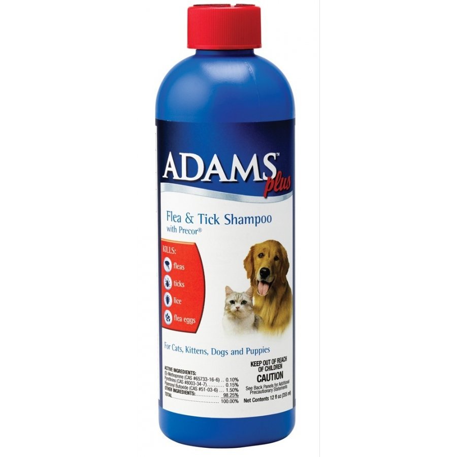 Adams Plus Flea Tick Shampoo With Igr 12 Oz. Adams Plus Flea Tick Shampoo With Igr 12 Oz.