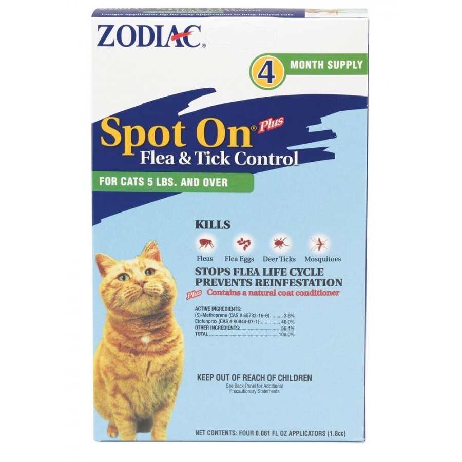 Zodiac Spot On Plus For Cats Zodiac Spot On Plus For Cats