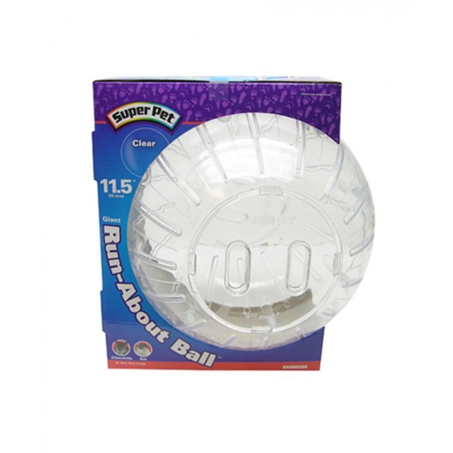 Run About Ball / Carrier For Small Pets / Size 11.5 In. / Clear Run About Ball / Carrier For Small Pets / Size 11.5 In. / Clear