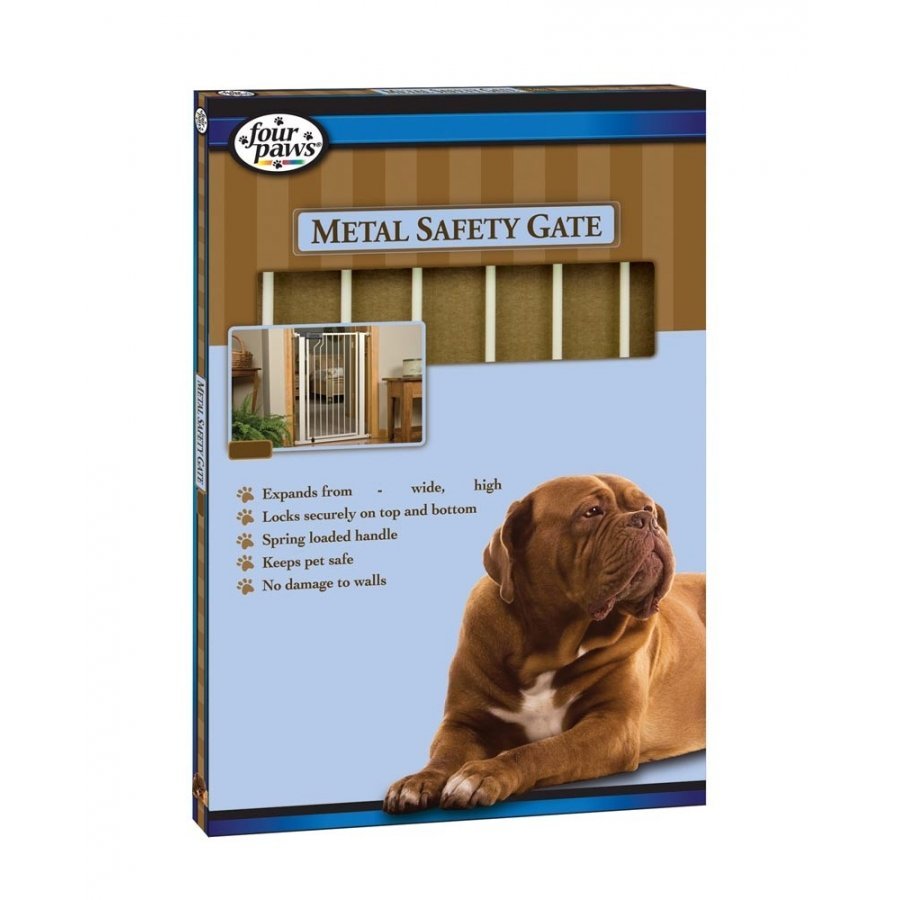 Metal Walk Thru Dog Gate / Height 41 In. Metal Walk Thru Dog Gate / Height 41 In.