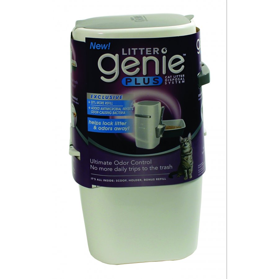 Litter Genie Plus Cat Litter Disposal System White Litter Genie Plus Cat Litter Disposal System White