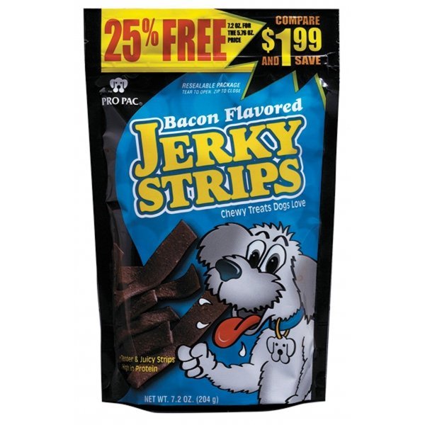 Bacon Flavored Jerky Strips Case Of 10 Bacon Flavored Jerky Strips Case Of 10