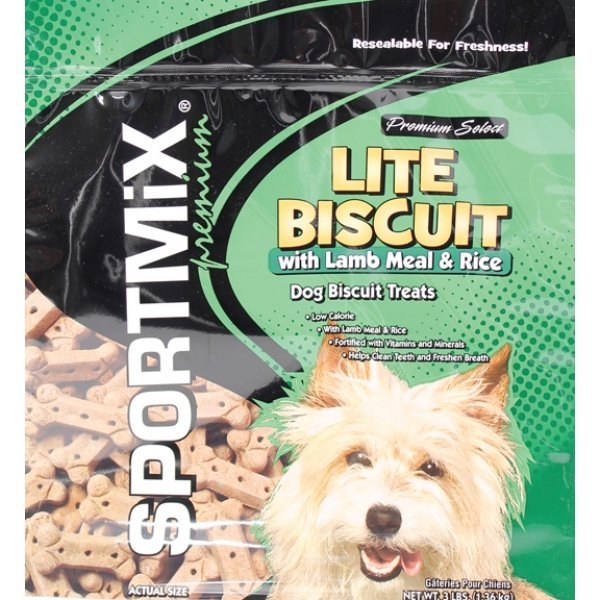 Sportmix Premium Select Lite Biscuits 3 Lbs / Lamb Meal And Rice Sportmix Premium Select Lite Biscuits 3 Lbs / Lamb Meal And Rice