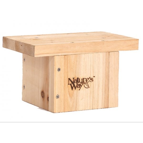 Cedar Bird Feeder 4x4 Pole Mount Cedar Bird Feeder 4x4 Pole Mount