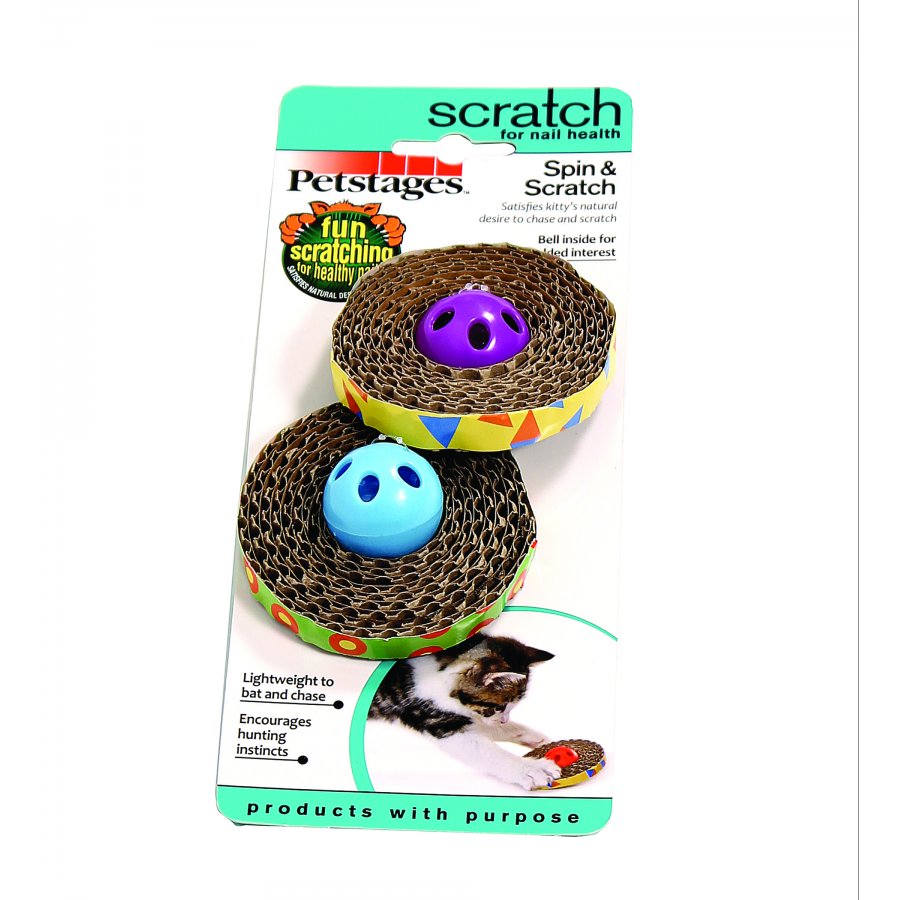 Spin And Scratch Cat Toy 2 Ct. Spin And Scratch Cat Toy 2 Ct.