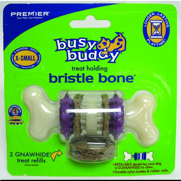 Busy Buddy Bristle Bone / Size Xsmall Busy Buddy Bristle Bone / Size Xsmall
