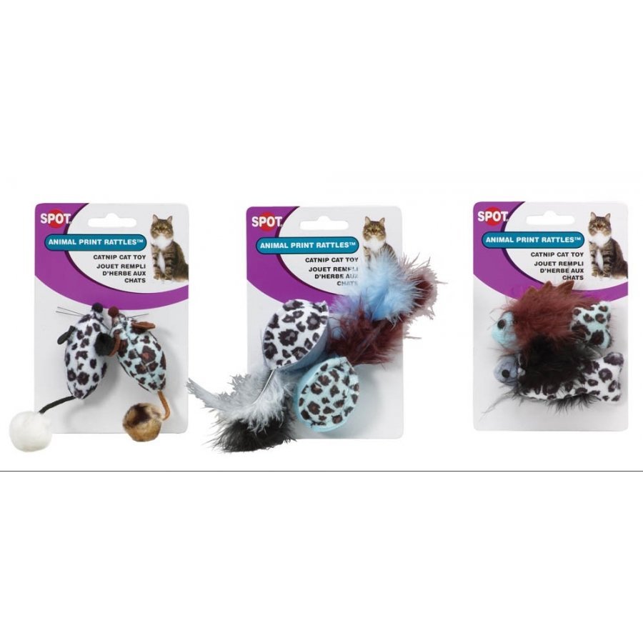 Animal Print Rattle With Catnip Animal Print Rattle With Catnip