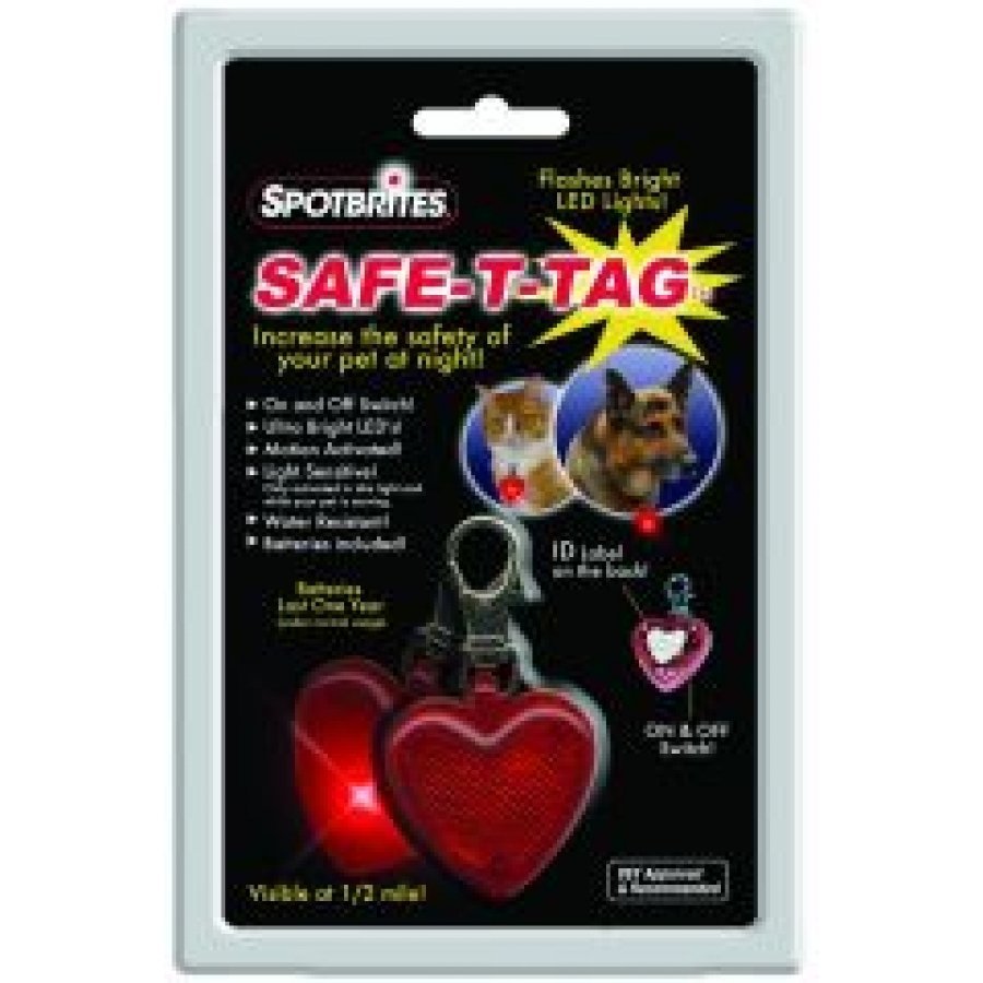 Safe T Tag Pet Collar Id Tag Heart Safe T Tag Pet Collar Id Tag Heart