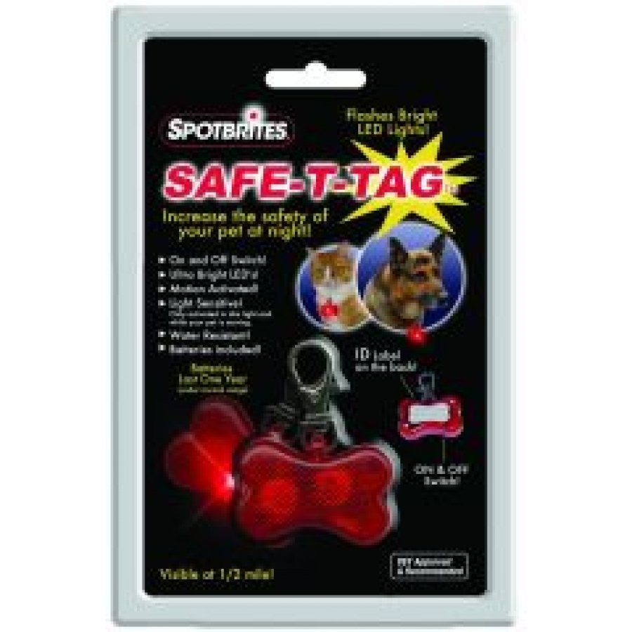 Safe T Tag Pet Collar Id Tag Bone Safe T Tag Pet Collar Id Tag Bone